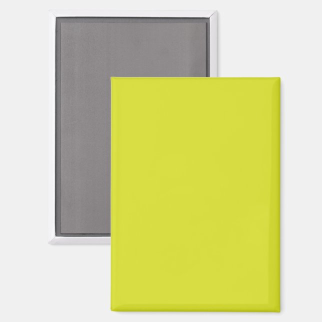 Aimant Texture de fond jaune plat (Recto/Verso)