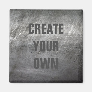 Aimant Texture métallique brodée