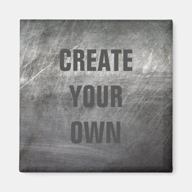 Aimant Texture métallique brossée (Devant)