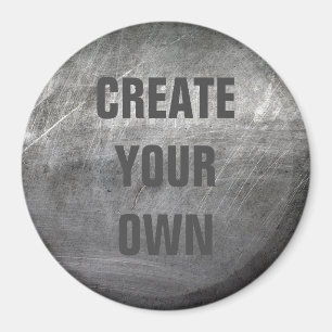 Aimant Texture métallique brossée