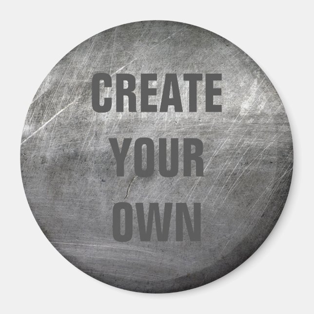 Aimant Texture métallique brossée (Devant)