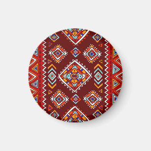 Aimant Texture traditionnelle tribale, ethnique sans cout