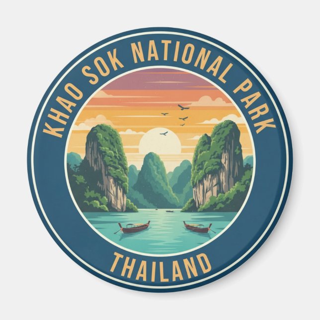 Aimant Thaïlande Khao Sok National Park Travel (Devant)