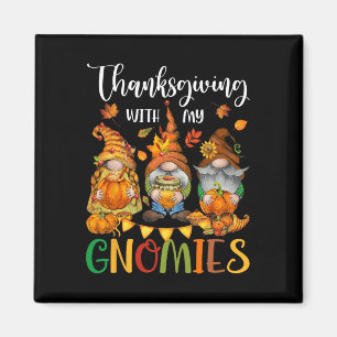 Aimant Thanksgiving Avec Mes Gnomies Automne Vibes