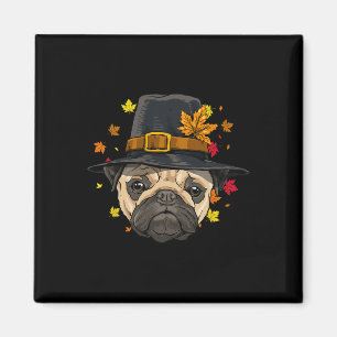 Aimant Thanksgiving Carlin Pèlerin Automne Automne Fête d