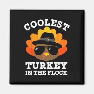 Aimant Thanksgiving for Men Boys Toddler Kids Coolest Tu