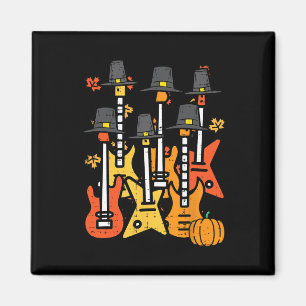 Aimant Thanksgiving Guitares Fall Rock Music Riocker Men 