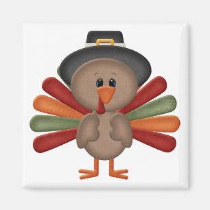Aimant Thanksgiving mignon de la Turquie