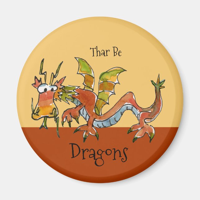 Aimant Thare Be Dragons (Devant)