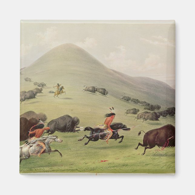 Aimant The Buffalo Hunt, c.1832 (Devant)