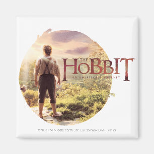 Aimant The Hobbit Logo with BILBO BAGGINS™ Back