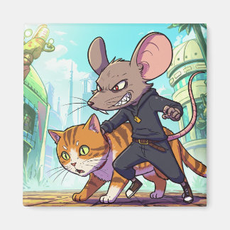 Aimant The moment the mouse beats the cat