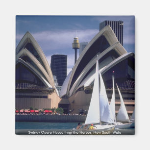Aimant Théatre de l'opéra de Sydney du port, nouveau Wa