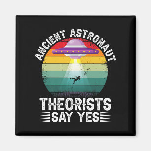 Aimant Théoristes des astronautes anciens disent oui Théo