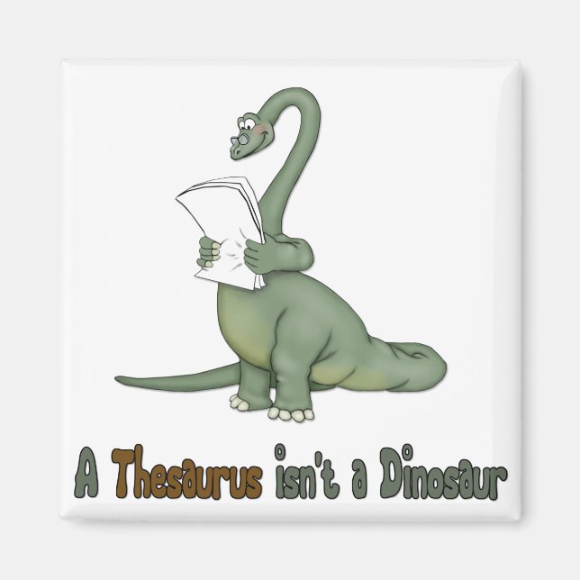 Aimant Thesaurus Dinosaur (Devant)