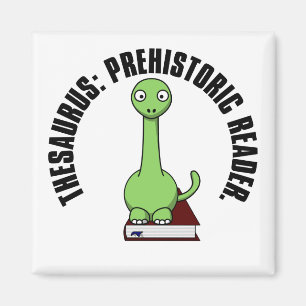 Aimant Thésaurus : Un dinosaure qui était un lecteur