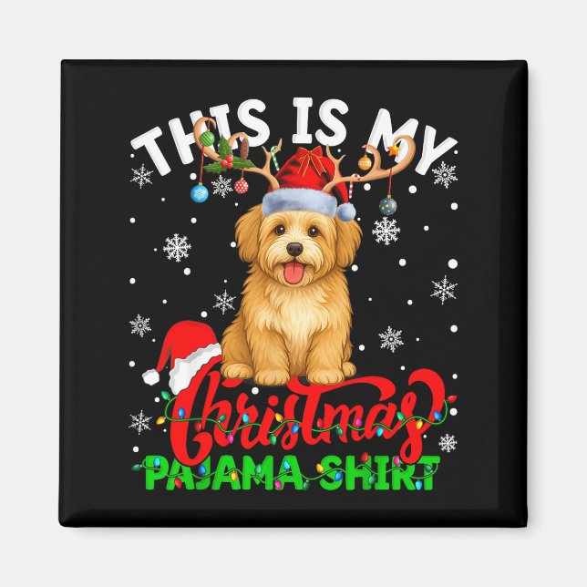 Aimant This Is My Havanese Dog Ugly Christmas Pajama Swea (Devant)