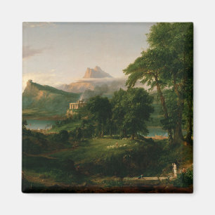 Aimant Thomas Cole Le cours de l'Empire L'Arcadie