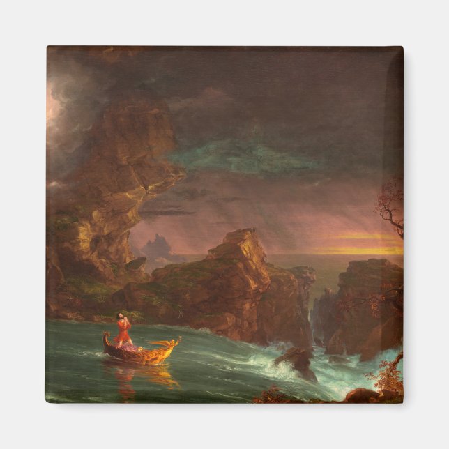 Aimant Thomas Cole Le voyage de la vie 1842 (Devant)