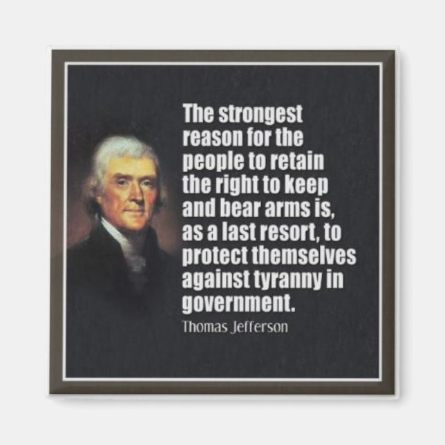 Aimant Thomas Jefferson (Devant)