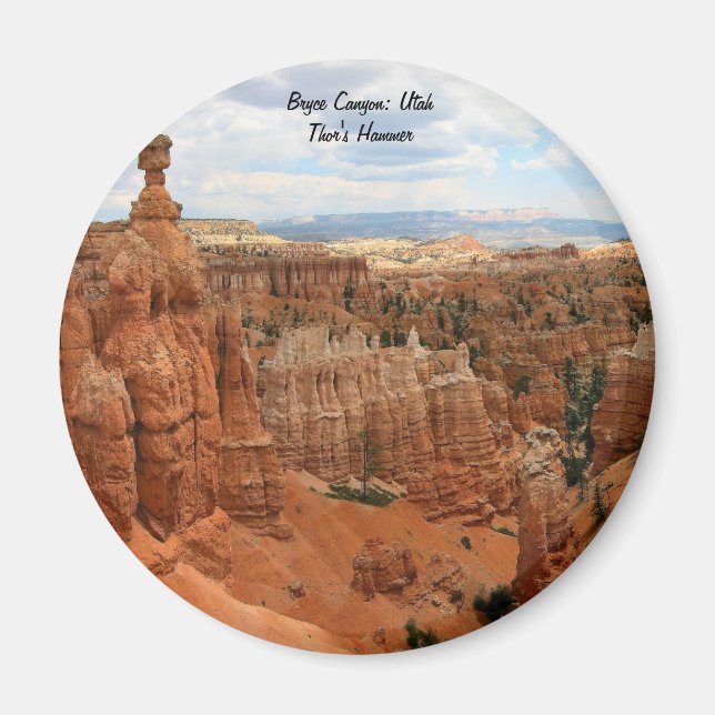 Aimant Thor's Hammer Bryce Canyon Utah, U.S. (Devant)