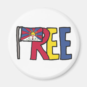 Aimant Tibet libre