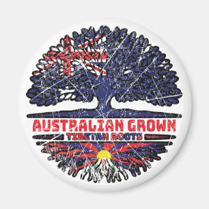 Aimant Tibet Tibétain Australien Australie Arbre Racines