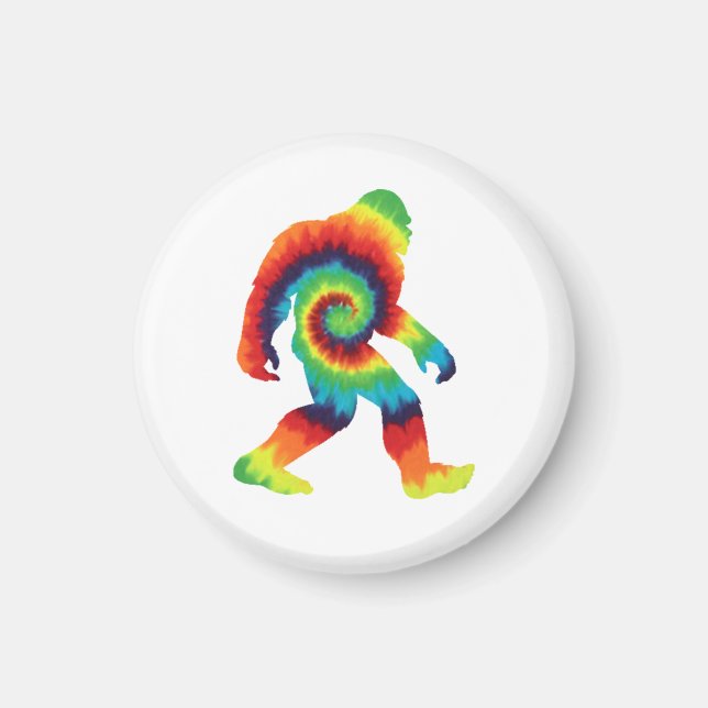 Aimant Tie Dye Bigfoot (Devant)