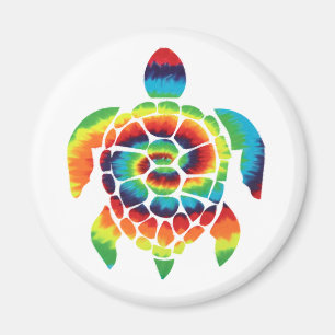 Aimant Tie Dye Turtle