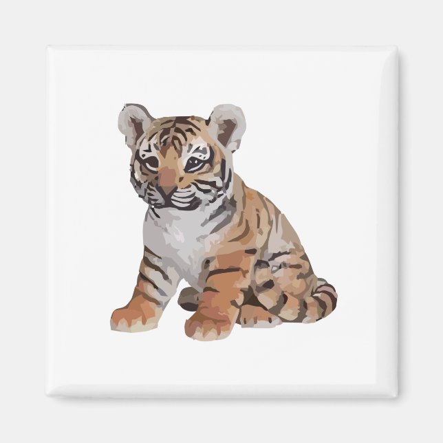 Aimant Tigre bébé (Devant)