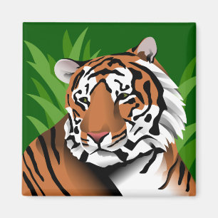 Aimant Tigre Dans La Jungle