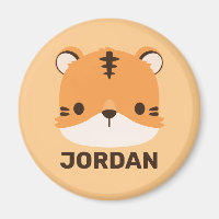 Tigre mignon avec nom personnalisé