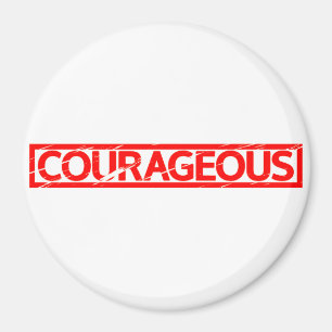 Aimant Timbre courageux