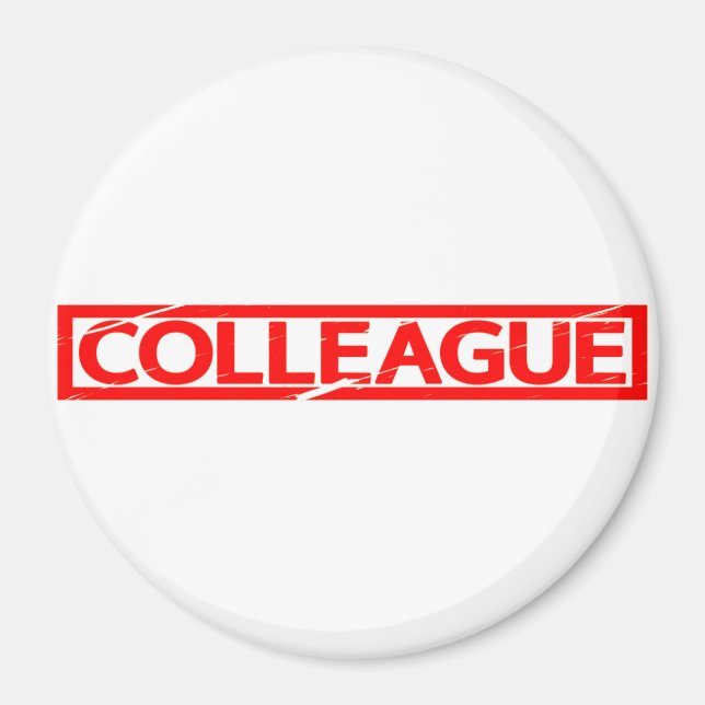 Aimant Timbre de collègue (Devant)