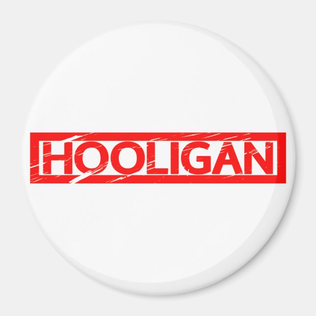 Aimant Timbre de Hooligan (Devant)