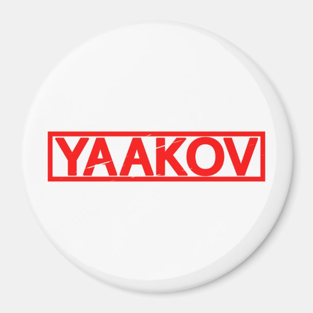 Aimant Timbre de Yaakov (Devant)