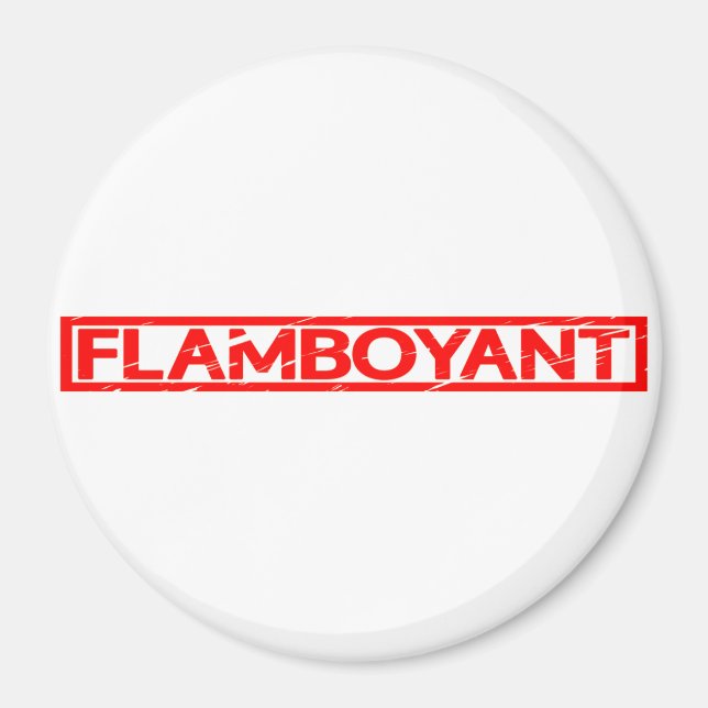 Aimant Timbre flamboyant (Devant)
