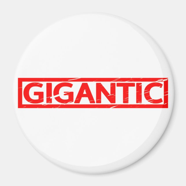 Aimant Timbre gigantesque (Devant)