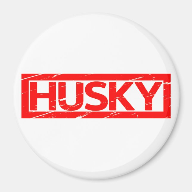 Aimant Timbre Husky (Devant)