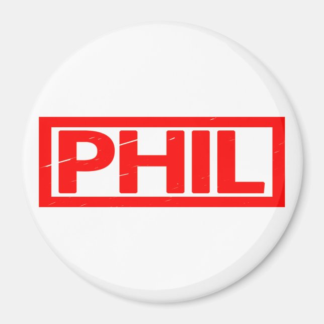 Aimant Timbre Phil (Devant)