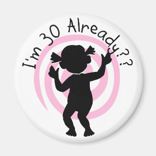 Aimant Time Warp 30 T-shirts et cadeaux