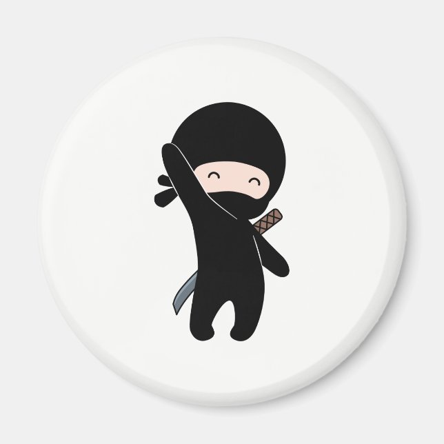Aimant Tiny Happy Ninja (Devant)