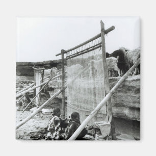 Aimant tisserands navajo, vers 1914