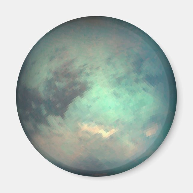 Aimant Titan de la lune de Saturne (Devant)