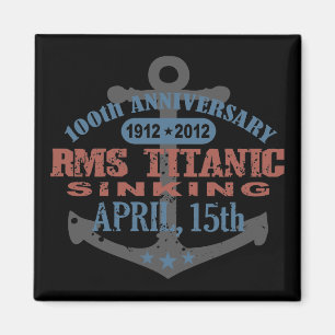 Aimant Titanic descendant l'anniversaire de 100 ans