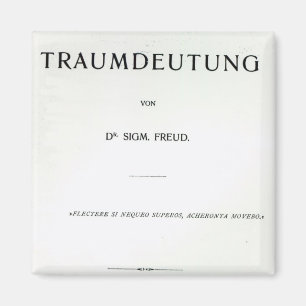 Aimant Titre de Die Traumdeutung par Sigmund Freud