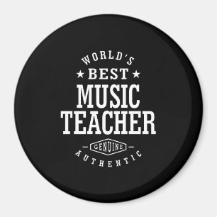 Aimant Titre du poste de professeur de musique Cadeau