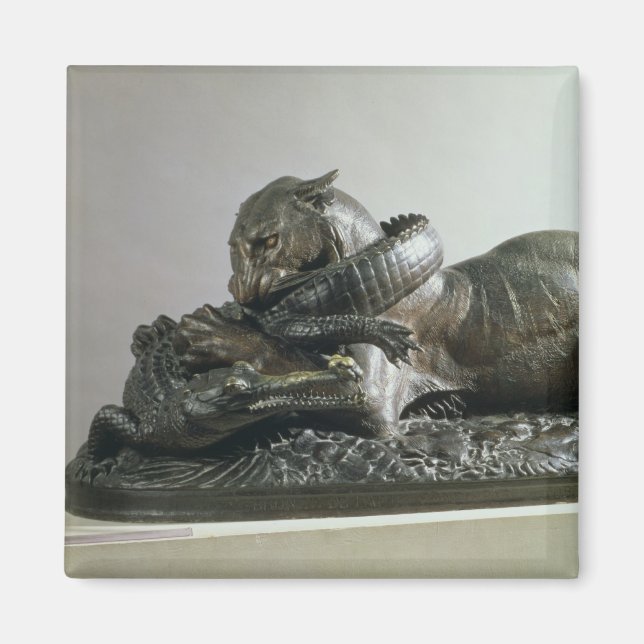Aimant Tivouring à alligator, 1832 (bronze) (Devant)