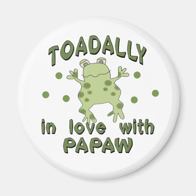 Aimant TOADALY Love Papaw Frog (Devant)