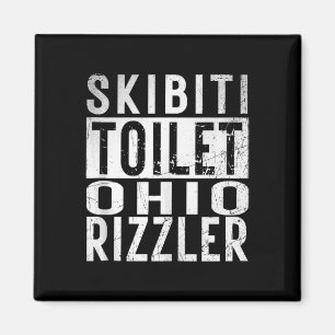 Aimant Toilette Skibiti Ohio Rizzler Gen Alpha Slang Infl